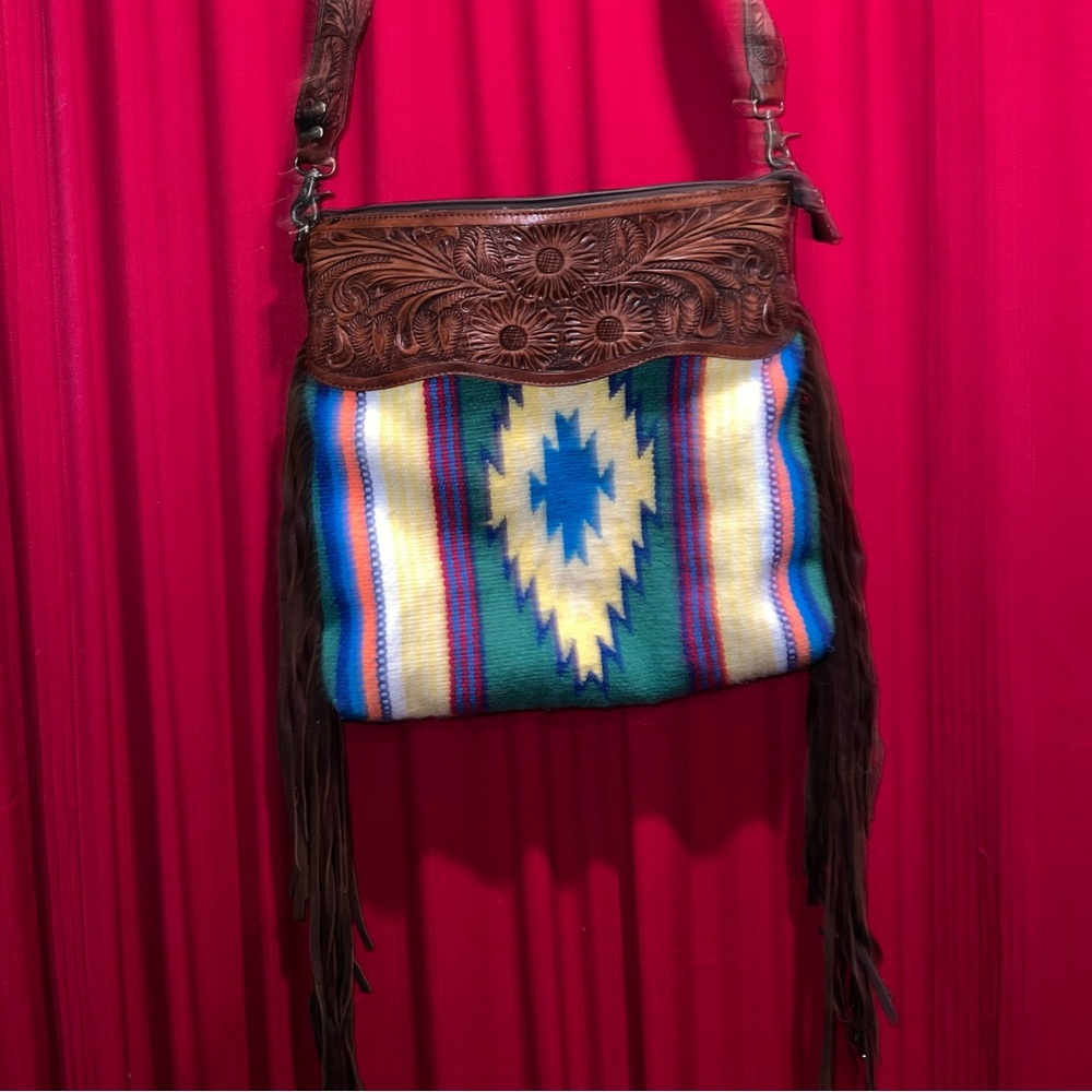 American darling fringe crossbody purse